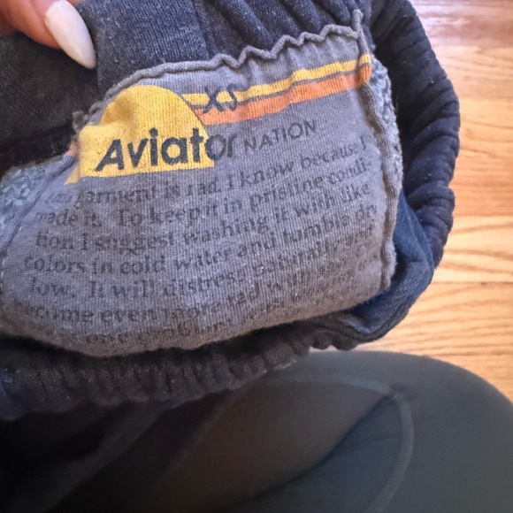 Adult Aviator Nation Neon Stripe Sweatpants - Picture 4 of 4